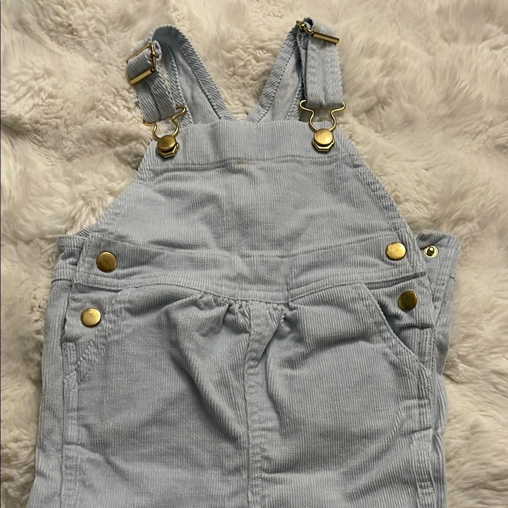 The Beaufort Bonnet Company Light Blue Corduroy Overalls One-Piece